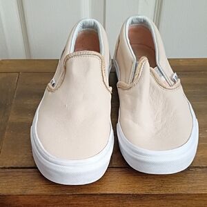Vans Women's Slip-On Sneakers in Cream